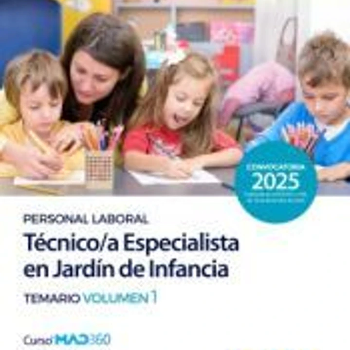 Técnico/a Especialista en Jardín de Infancia (Personal Laboral Grupo 3). Temario volumen 1. Junta de Comunidades Castilla-La Mancha 1
