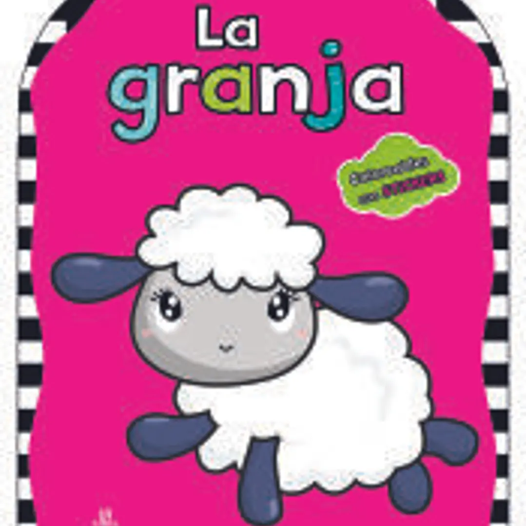 Granja : coloreables con stickers 1