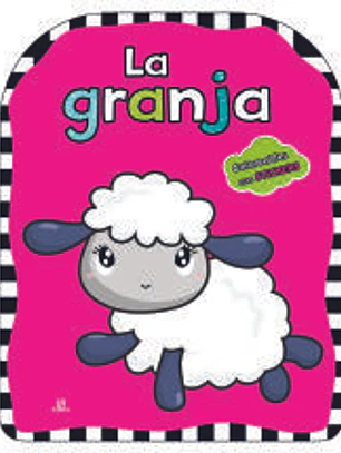Granja : coloreables con stickers