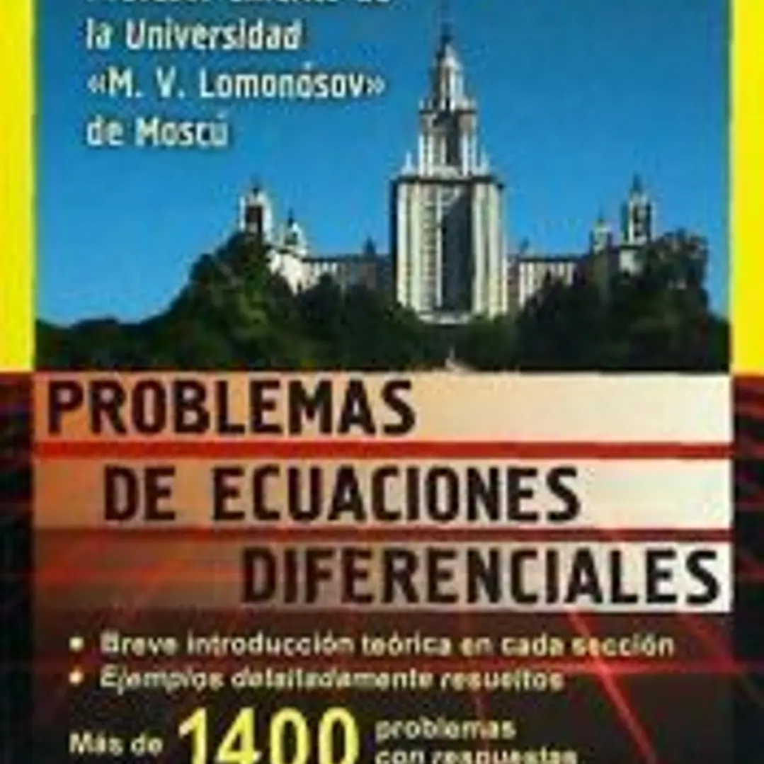 Problemas de ecuaciones diferenciales 1