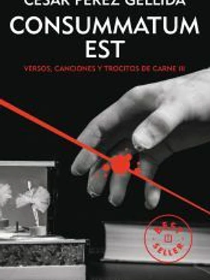 Versos, canciones y trocitos de carne 3. Consummatum est
