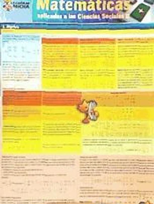 Matemáticas aplicadas a las Ciencias Sociales. 2º de Bachillerato