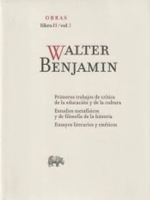 WALTER BENJAMIN OBRAS LIBRO II/VOL.I