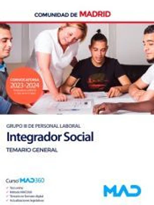 Integrador Social (Grupo III). Temario general. Comunidad Autónoma de Madrid
