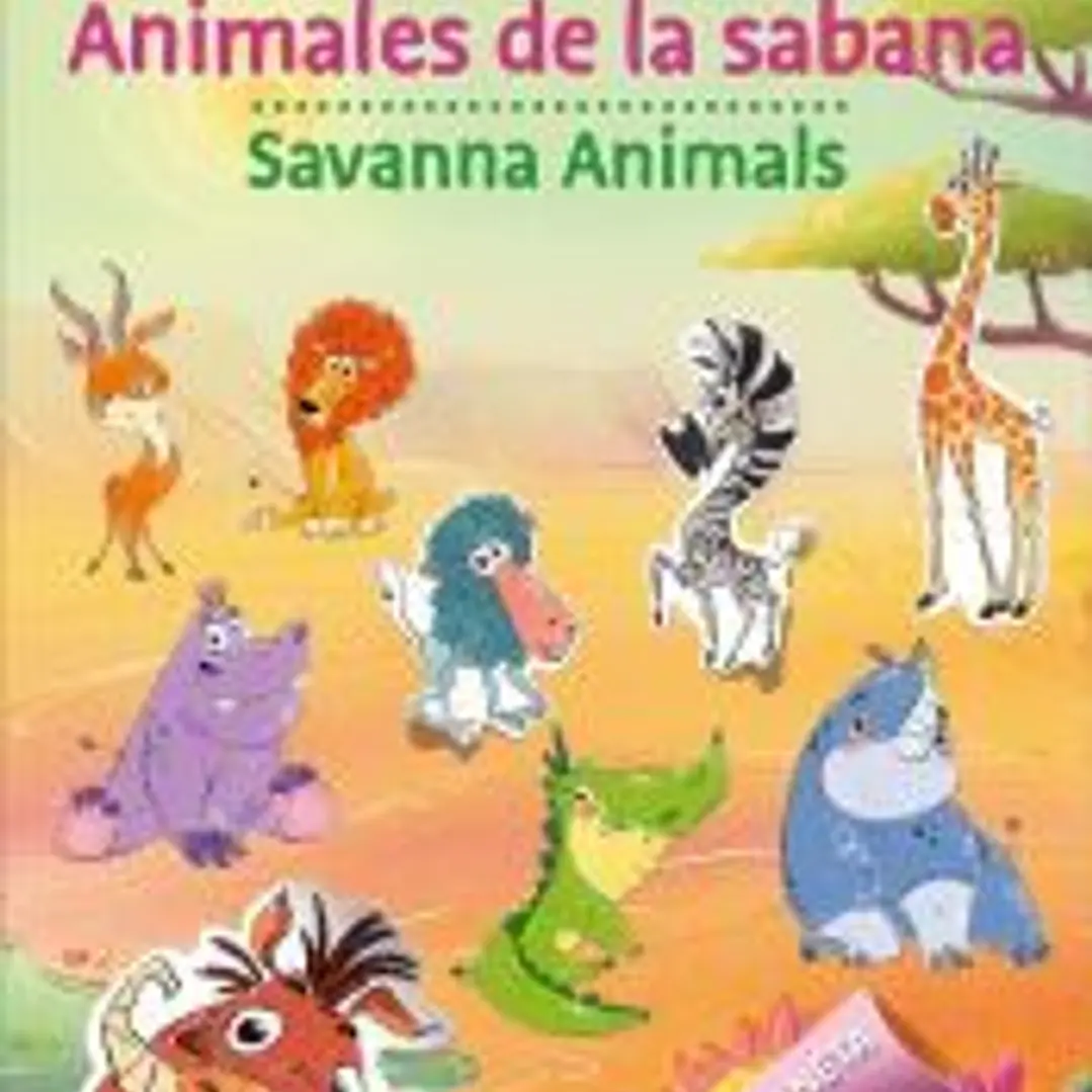 PEGAPLANETA 4. Animales de la sabana - Savanna Animals 1