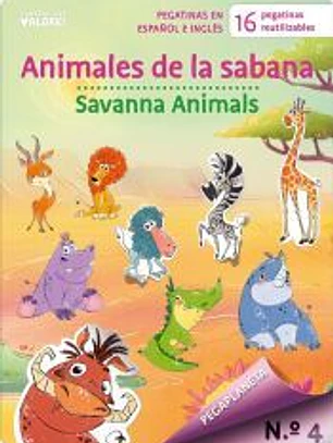 PEGAPLANETA 4. Animales de la sabana - Savanna Animals
