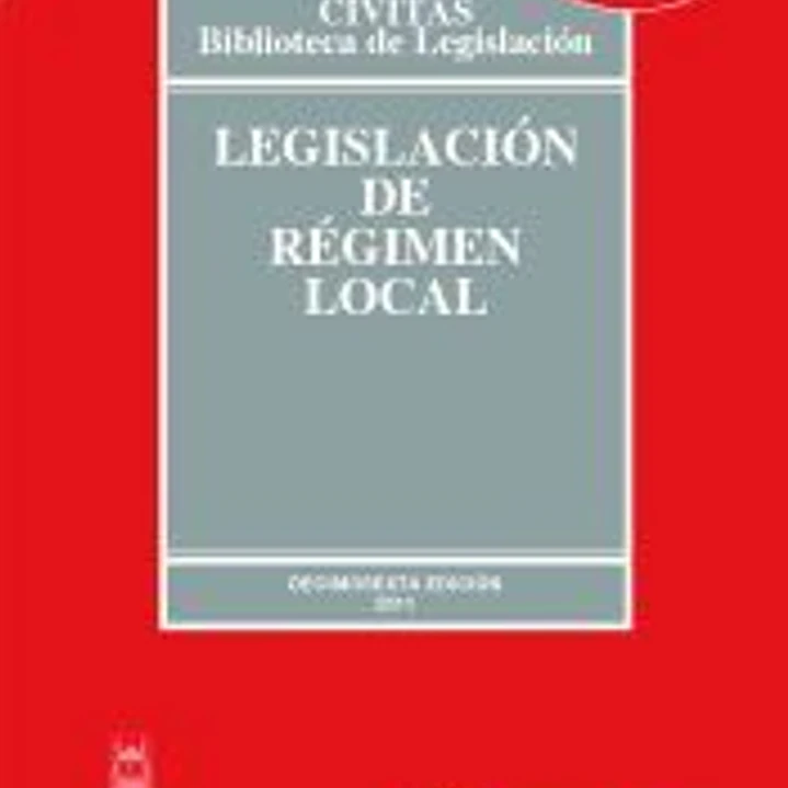 Legislación de Régimen Local 1