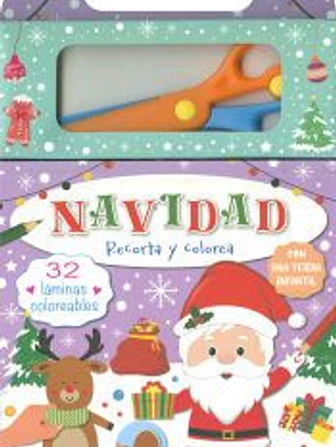 Navidad - Recorta y colorea