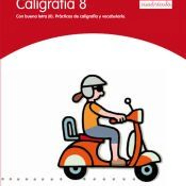 Caligrafía 8, Santillana Cuadernos (cuadrícula) 1