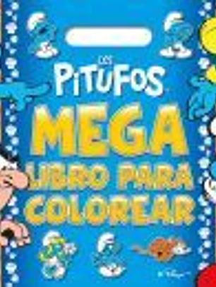 Los Pitufos. Megalibro para colorear: Con pegatinas