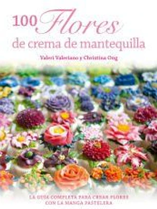 100 flores de crema de mantequilla