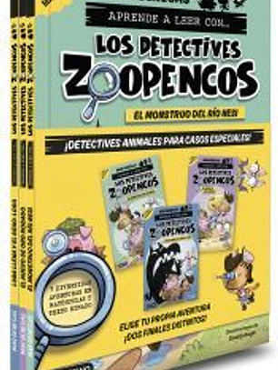 Pack Aprende a leer con...Los Detectives Zoopencos 1-3. Elige tu historia