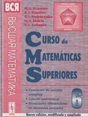 Curso de matematicas superiores_T.6. Funciones de variable compleja, calculo operacional y ecuaciones diferenciales en derivadas parciales
