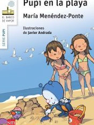 Pupi en la playa