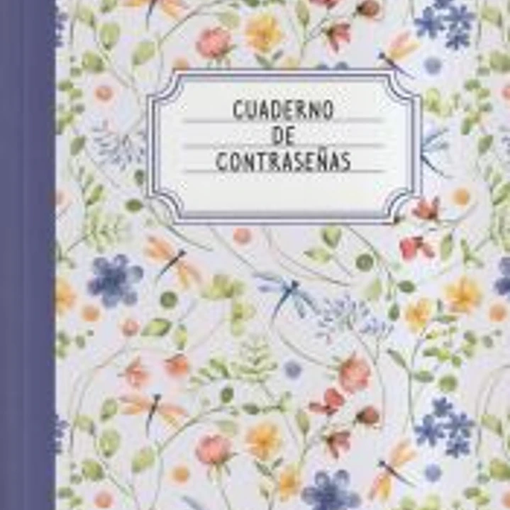 Cuaderno de contraseñas lila 1