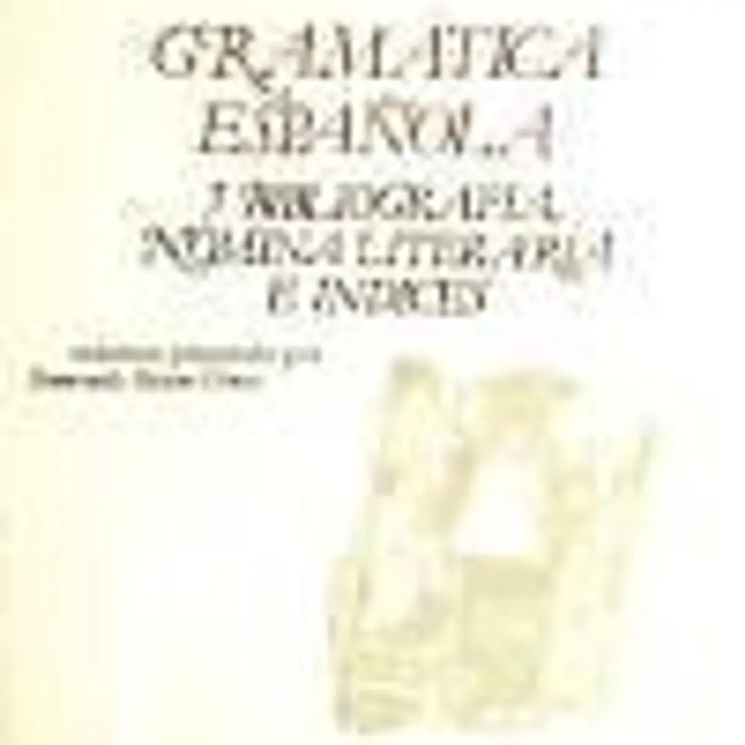 Bibliografía, nómina literaria e índices 1