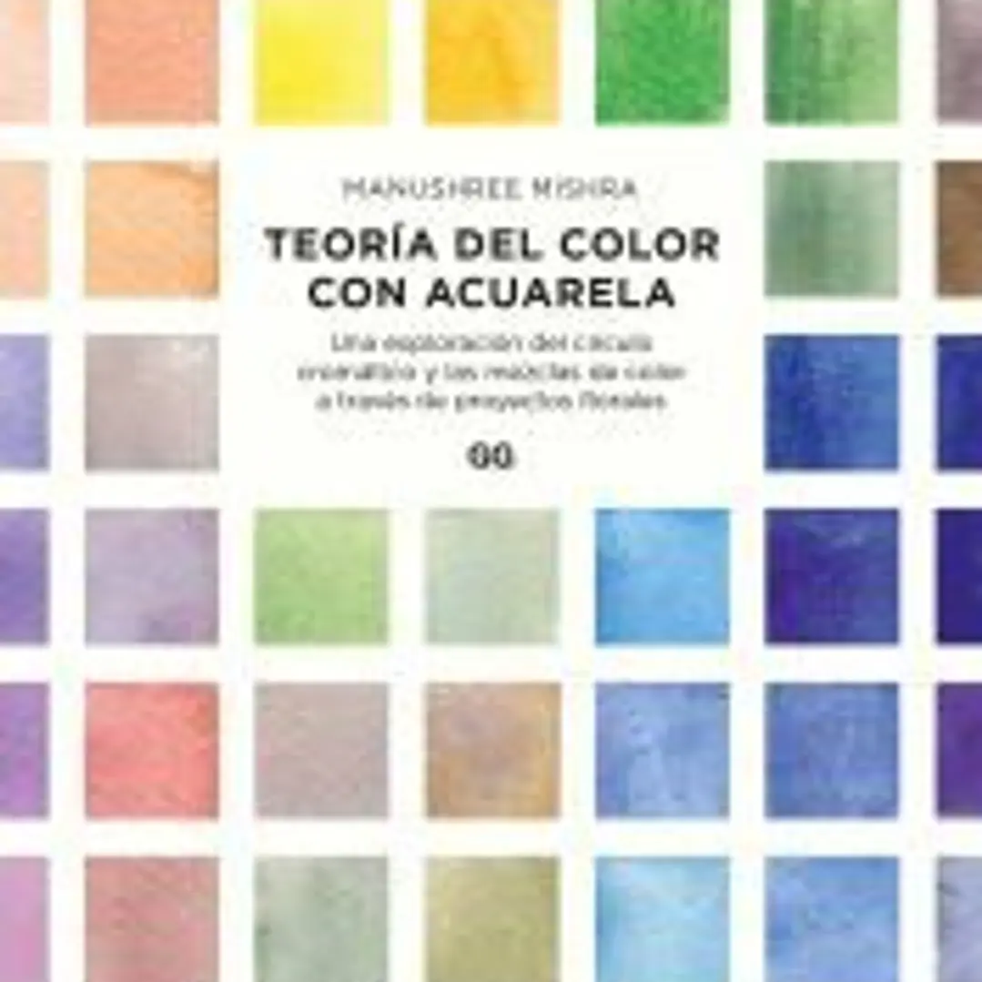Teoría del color con acuarela Una exploración del círculo cromático y las mezclas de color a través de proyectos florales 1