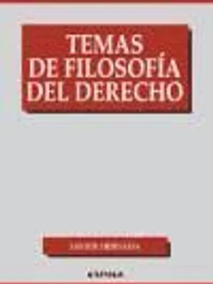 Temas de filosofía del derecho