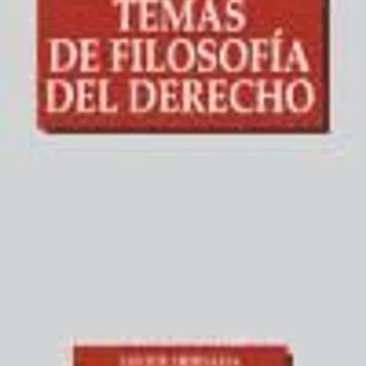 Temas de filosofía del derecho 1