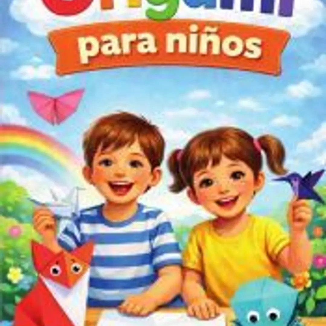 El Libro Origami para Niños - Manualidades de Papiroflexia para Niños a todo color - más de 40 Origamis bonitos y fáciles - Bonus: Video tutoriales para cada figura 1