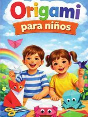 El Libro Origami para Niños - Manualidades de Papiroflexia para Niños a todo color - más de 40 Origamis bonitos y fáciles - Bonus: Video tutoriales para cada figura