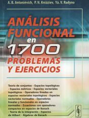 Analisis funcional en 1700 problemas y ejercicios