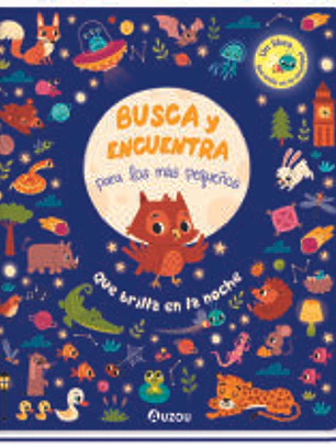 Busca y Encuentra para los más pequeños. Que brilla en la noche