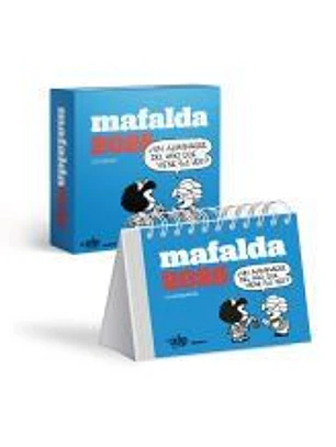 Mafalda 2025, Calendario Escritorio Turquesa CON CAJA