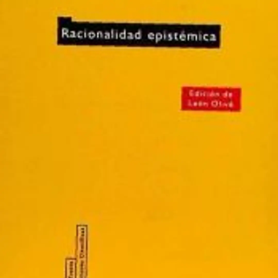 Racionalidad epistémica 1