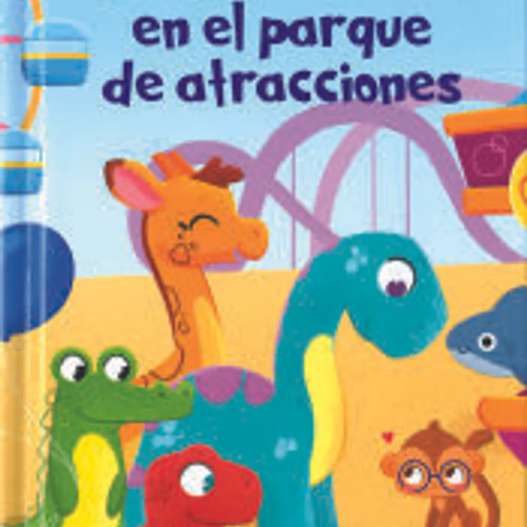 Un dinosaurio en el parque de atracciones 1