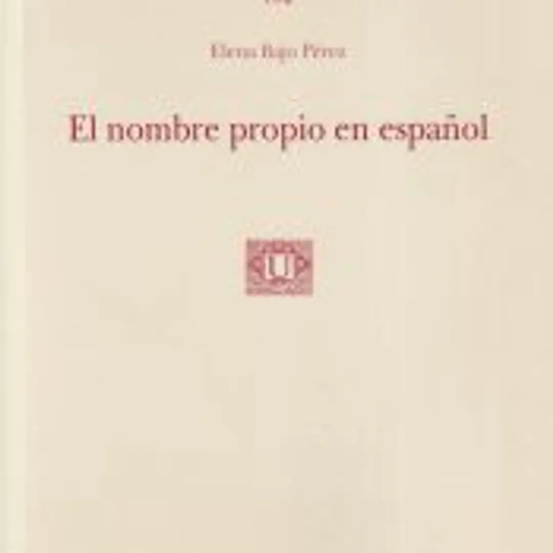 El nombre propio en español 1