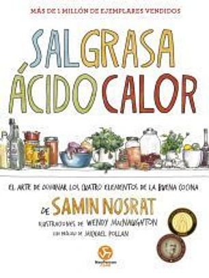 Sal, grasa, ácido, calor