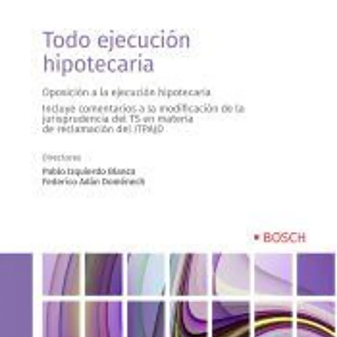 Todo ejecución hipotecaria 1