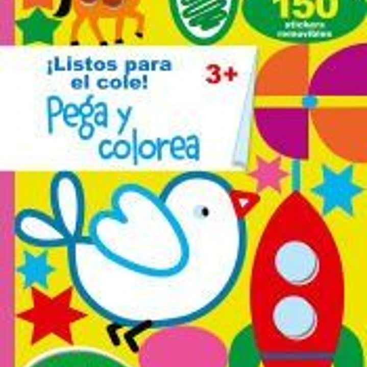 Pega y colorea 3+ 1