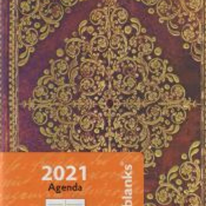 Agenda 2021 Violeta. Mini, por días 12 meses 1