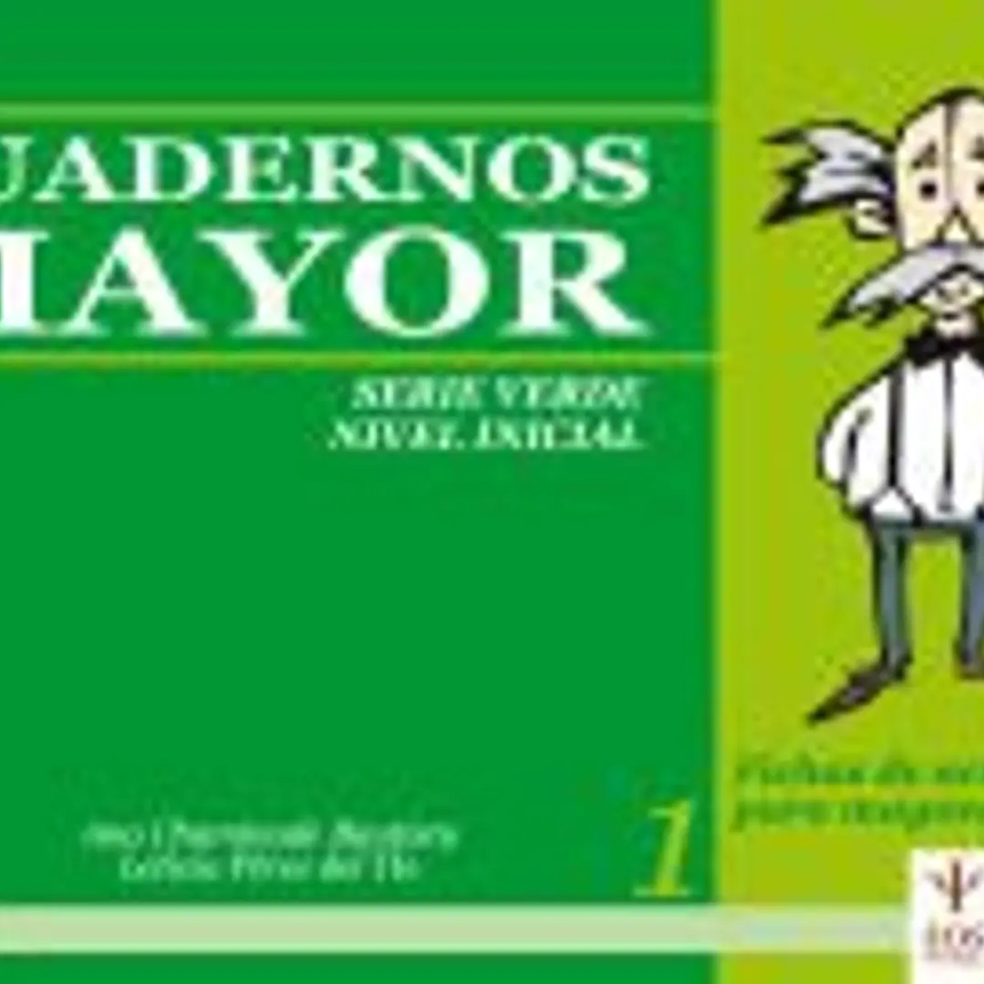 Cuadernos mayor, serie verde (inicial), cuaderno 1 1