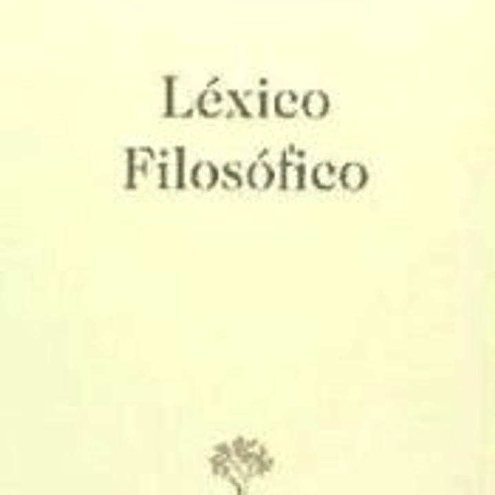 Léxico filosófico 1