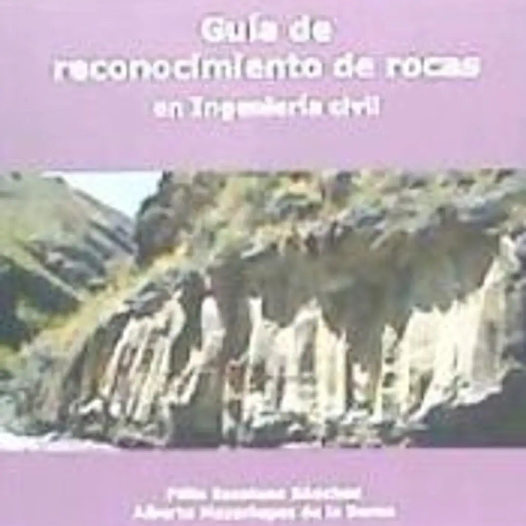 Guía de reconocimiento de rocas en Ingenieria civil 1