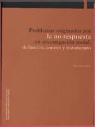 Problemas originados por la no respuesta en investigación social
