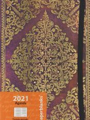 Agenda 2021 Violeta. Mide, apaisado 12 meses