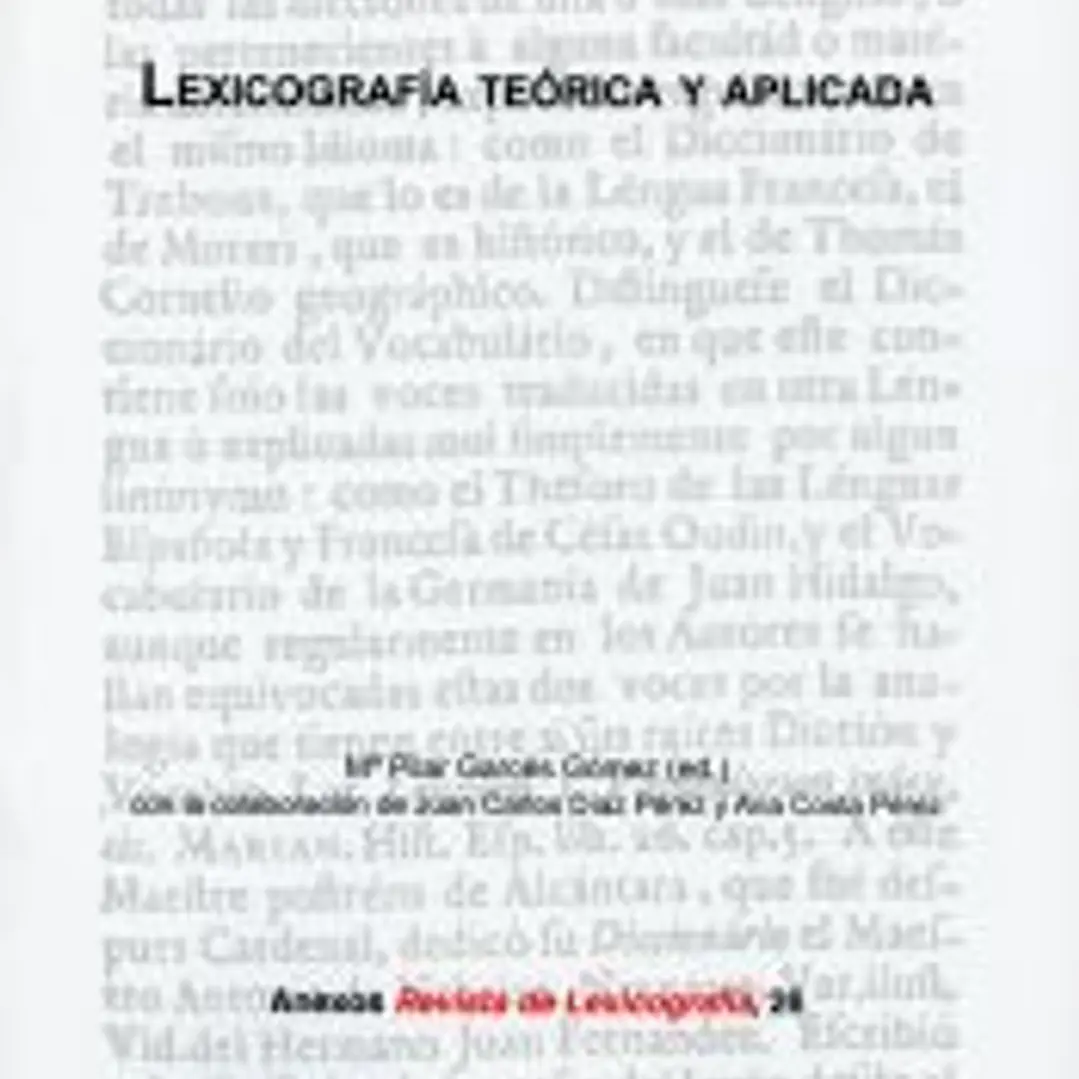 Lexicografía teórica y aplicada 1