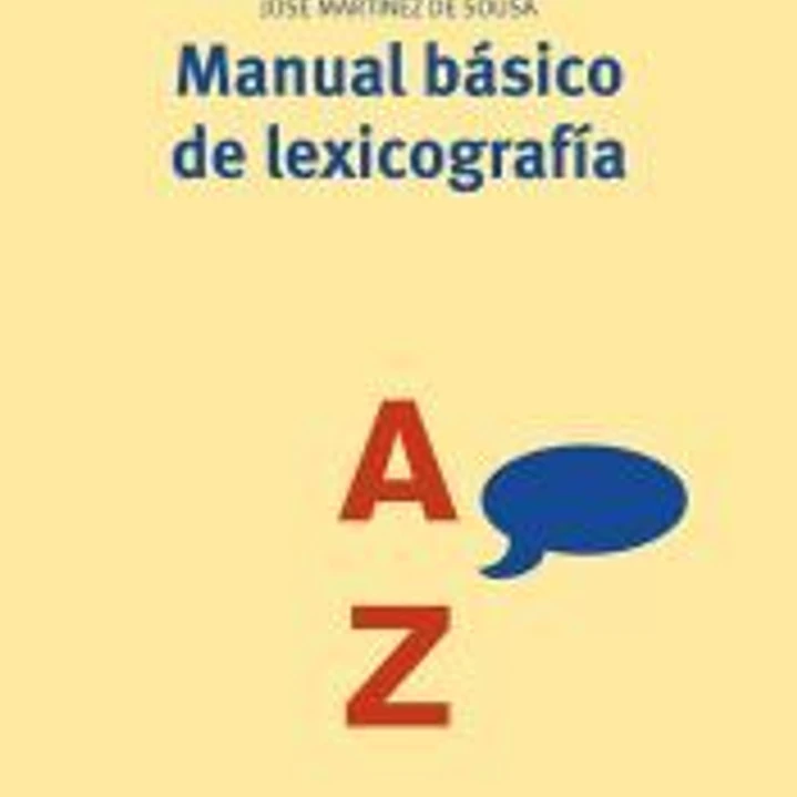 Manual básico de lexicografía 1