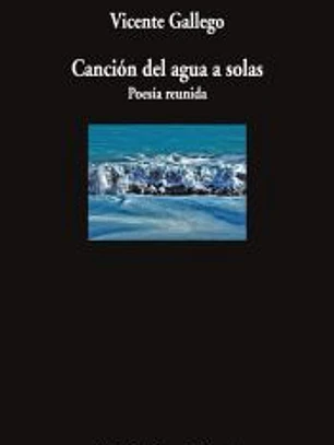 Canción del agua a solas