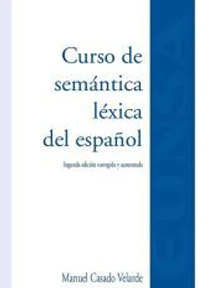 Curso de semántica léxica del español