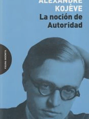 La noción de Autoridad