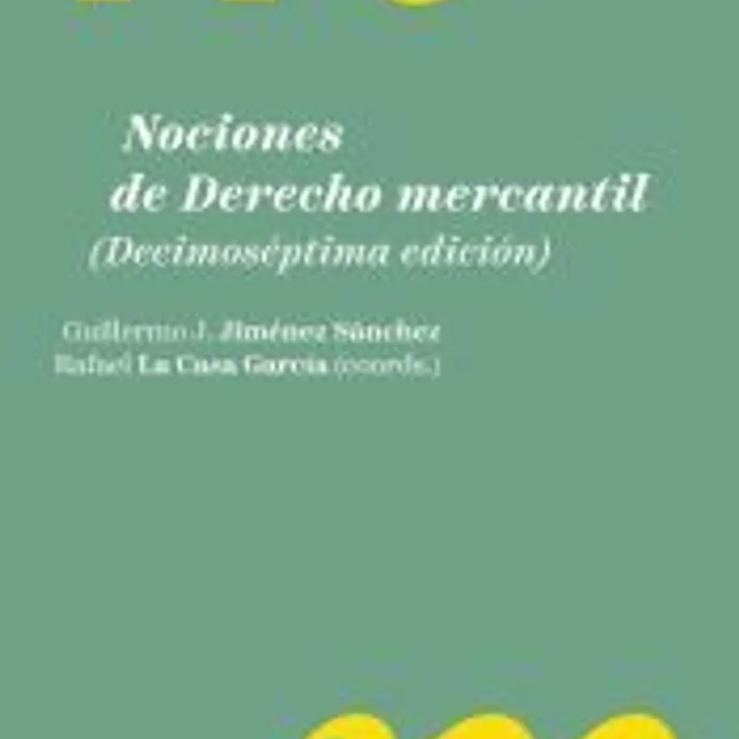 Nociones de Derecho mercantil 1