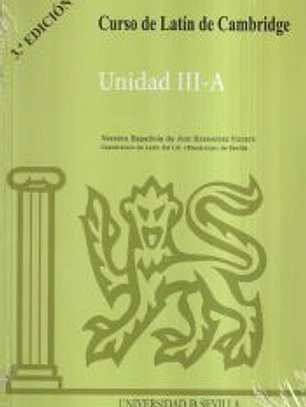 (III-A) CURSO DE LATIN DE CAMBRIDGE LIBR