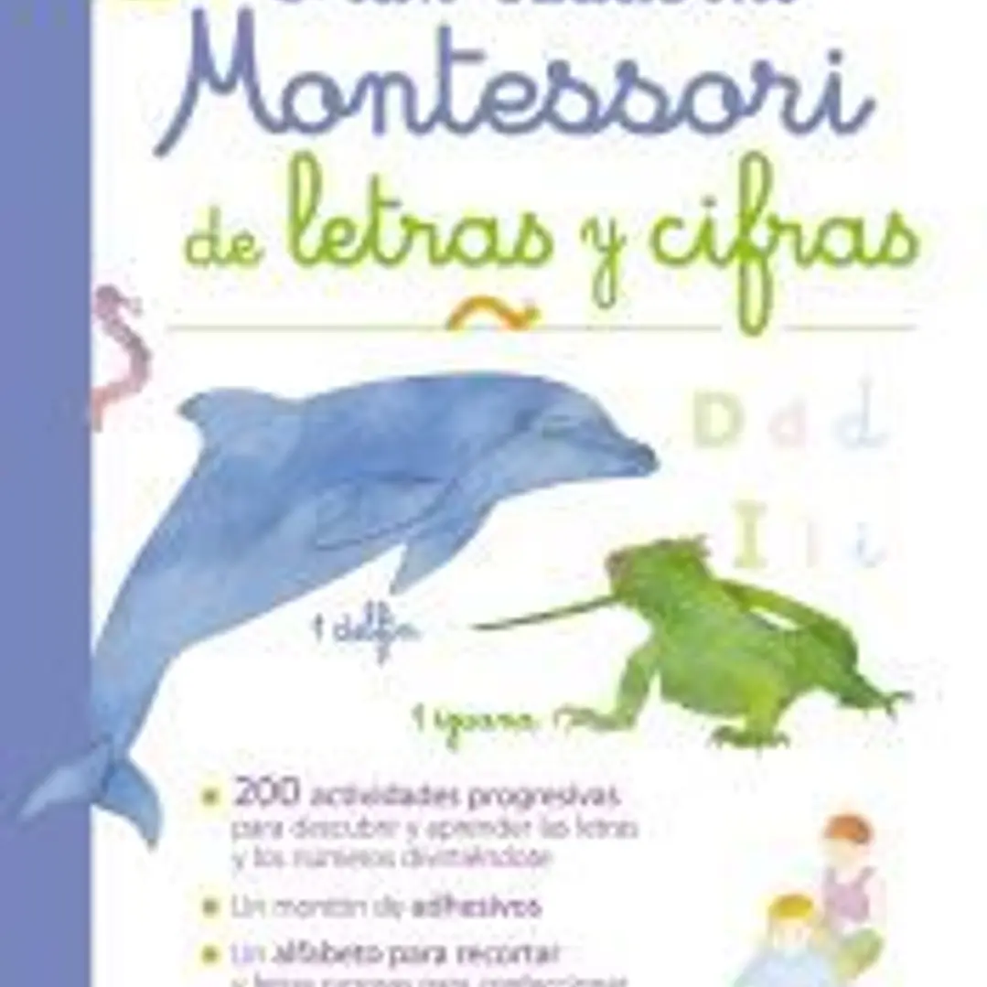 Gran cuaderno Montessori de letras y cifras 1