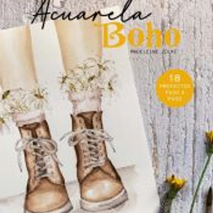 Acuarela boho 18 proyectos paso a paso 1