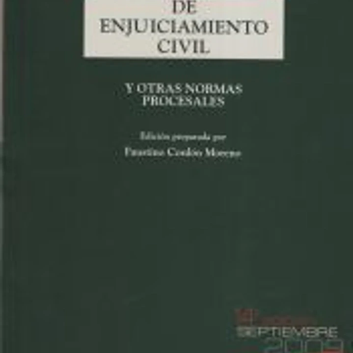 Ley de enjuiciamiento civil y otras normas procesales 1